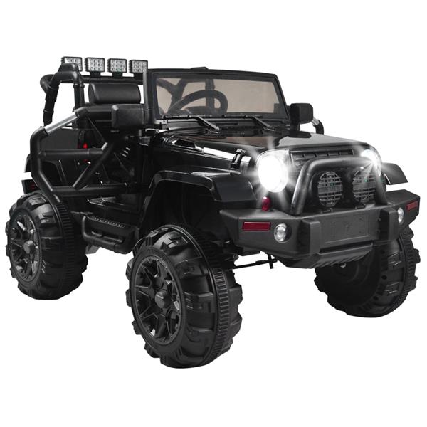 Carro de passeio infantil 12V SUV MP3 RC com controle remoto e luzes LED