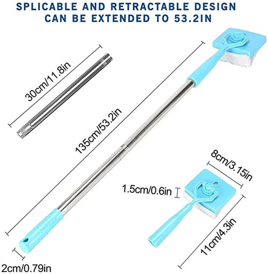 Baseboard Buddy Escova de limpeza universal retrátil para uso doméstico