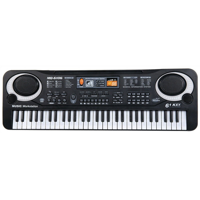 Teclado eletrônico musical piano portátil para crianças