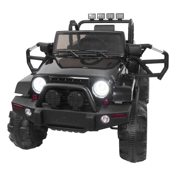 Carro de passeio infantil 12V SUV MP3 RC com controle remoto e luzes LED