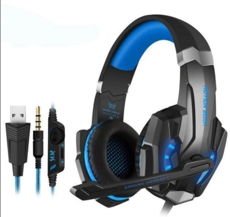 Fone de ouvido gamer LED Ninja Dragon G9300 com microfone