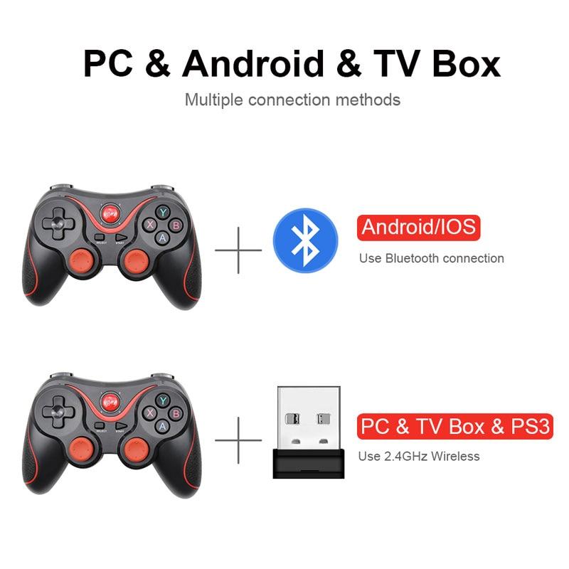 Controle de jogo móvel sem fio Bluetooth Dragon TX3 para Android